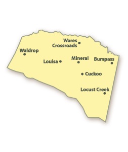 Louisa County Map
