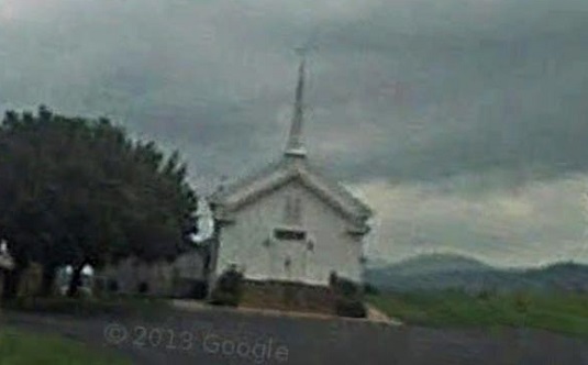 Wolftown Ruritan Meeting location Fairview Christian Church (photo Google Earth)